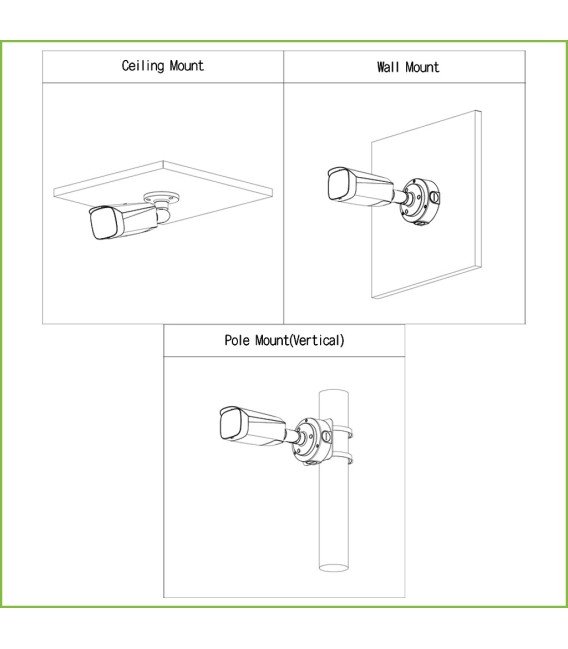 Tubular IP H265 4M FULL COLOR 2.0 WDR140dB Starlight LED70m 2.7-12VFM IP67 ePoE SD AUDIO MIC E/S AI
