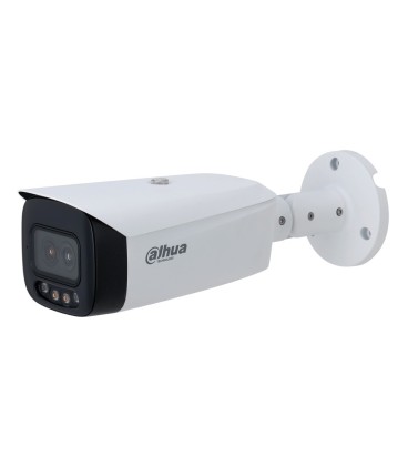 Tubular IP H265 4M DUAL-LENS FULL COLOR 2.0 dWDR Starlight IR50m/2LED 2.8mm IP67 ePoE AUDIO MIC E/S AI