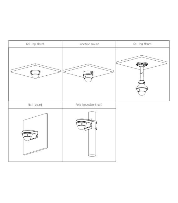Domo IP H265 2M DN dWDR 3DNR Starlight IVS IR30m 2.8mm IK10 IP67 PoE