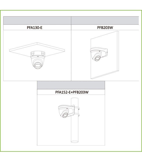 Domo IP H265 2M DN SMART Starlight IVS IR30m 2.8mm IP67 PoE SD MIC