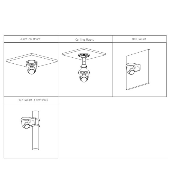 Domo IP H265 4M FULL COLOR 2xLED30m 2.8mm IP67 MIC WiFi AI