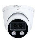 Domo IP H265 4M DUAL-LENS FULL COLOR 2.0 dWDR Starlight IR50m/2LED 2.8mm IP67 ePoE AUDIO MIC E/S AI