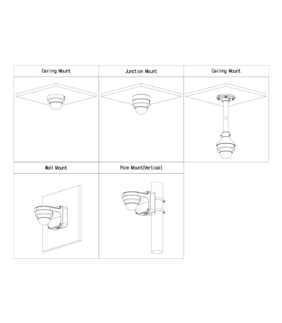 Domo IP H265 5M DN SMART WDR Starlight IVS SMD IR40m 2.7-13.5VFM IP67 IK10 PoE MIC AI 