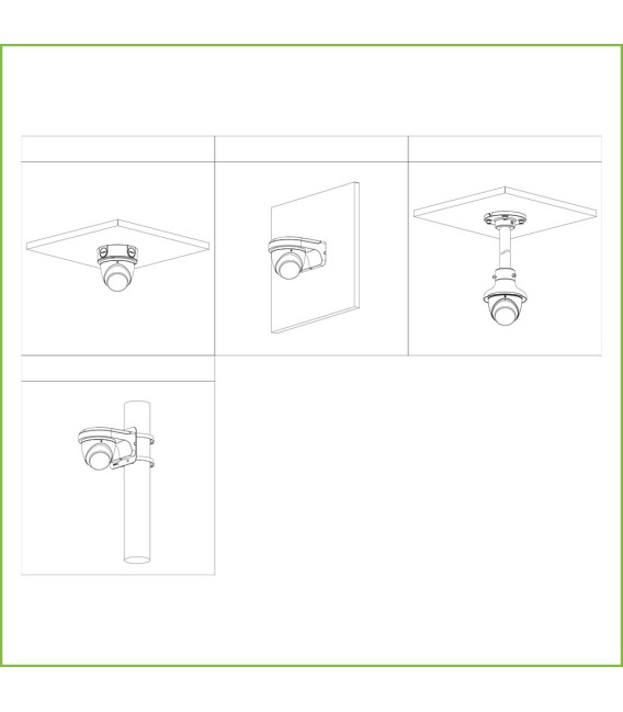 Domo IP H265 AI 8M 4K DN SMART WDR Starlight IVS SMD IR30m 2.8mm IP67 IK10 PoE MIC