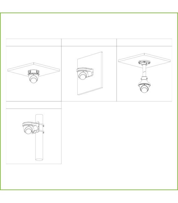Domo IP H265 AI 8M 4K DN SMART WDR Starlight IVS SMD IR30m 2.8mm IP67 IK10 PoE MIC