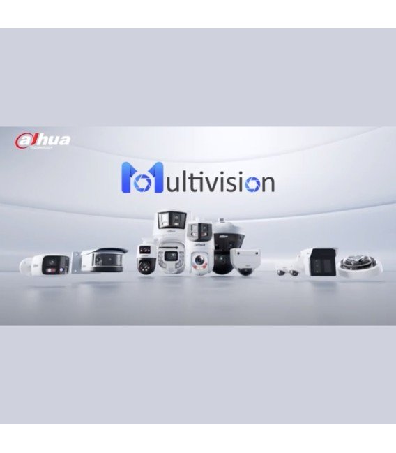 Domo IP H265 2x4M DUAL-LENS SPLICING FULL COLOR WDR140dB Starlight IR40m 3.6mm IP67 ePoE SD AUDIO MIC E/S AI