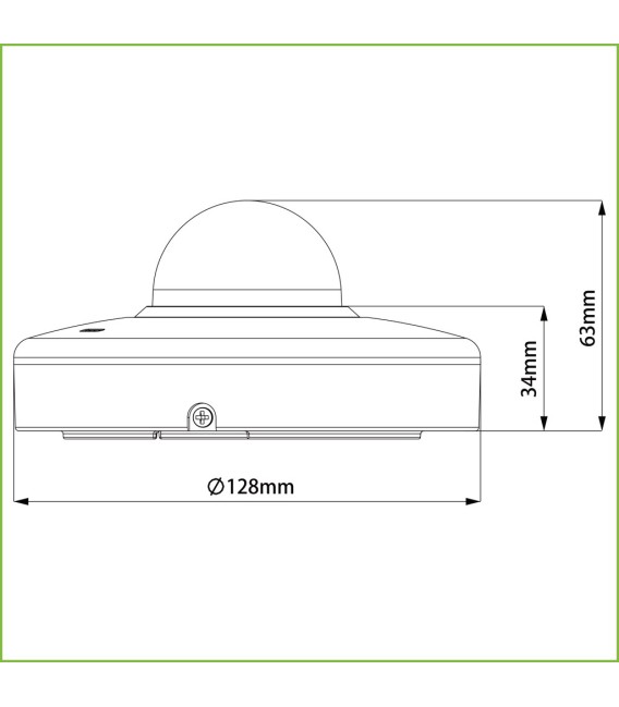 Domo PTZ IP 2M H265 DN ICR WDR IR15m Starlight 3X 3D IP66 IK08 PoE AUDIO MIC