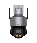 Cámara PTZ IP 4M H265 WDR Iluminación Dual LED30m/IR50m 5x IP66 WiFi AUDIO MIC E/S AI