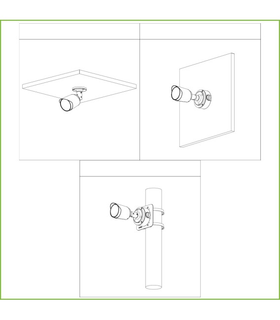 Tubular HDCVI 4EN1 2M 1080P FULL COLOR 2.0 WDR Starlight LED20m 3.6mm IP67