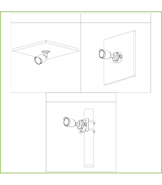 Tubular HDCVI 4EN1 2M 1080P FULL COLOR 2.0 WDR Starlight LED20m 3.6mm IP67