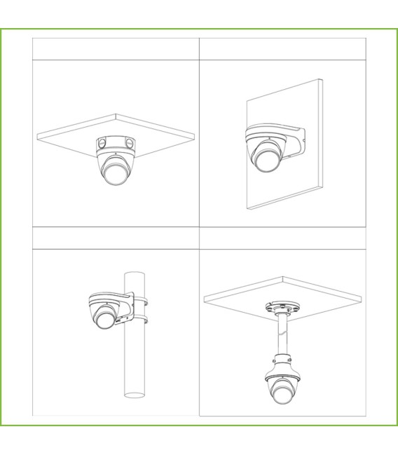 Domo HDCVI 4EN1 2M 1080P DN ICR WDR Starlight IR60m 2.7-12mm VFM IP67 MIC