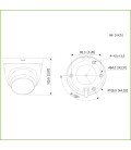 Domo HDCVI 2M dWDR LED30m 2.8mm IP67 PIR Disuasión activa Quick-to-install