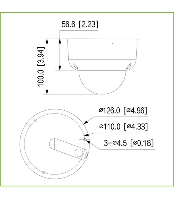 Domo HDCVI 4EN1 2M 1080P WDR Starlight+ IR60m 2.7-13.5 VFM IP67 IK10 MIC