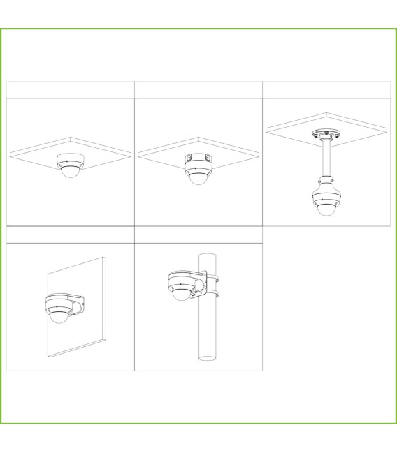 Domo HDCVI 4EN1 2M 1080P WDR Starlight+ IR60m 2.7-13.5 VFM IP67 IK10 MIC