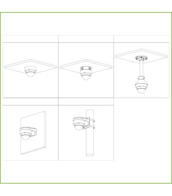 Domo HDCVI 4EN1 2M 1080P WDR Starlight+ IR60m 2.7-13.5 VFM IP67 IK10 MIC