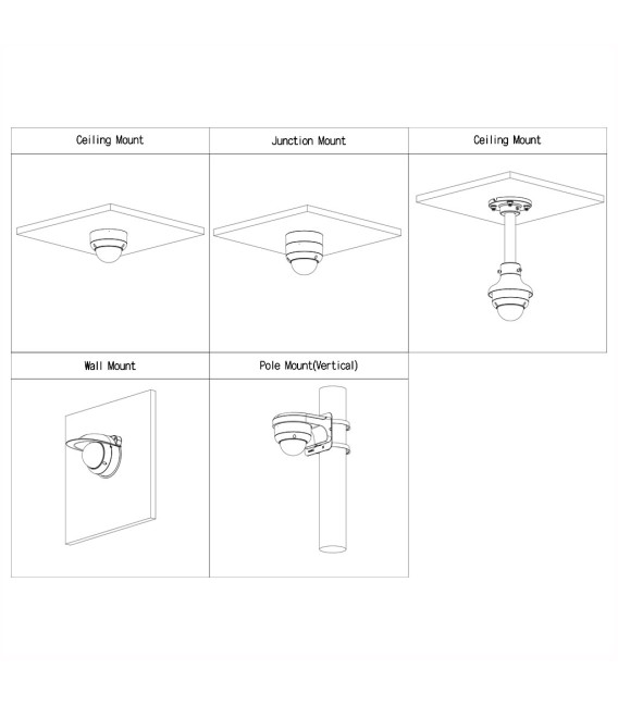 Domo HDCVI 4EN1 2M 1080P WDR Starlight IR40m 2.8mm IP67 IK10 AUDIO MIC