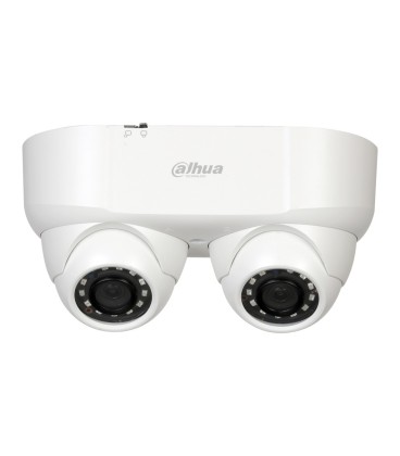 Domo HDCVI 2M de Doble Lente DN ICR WDR Starlight IR30m 0Lux 3.6mm IP67 AUDIO Broadcast