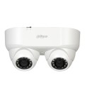 Dahua HAC-HDW2241M-E2 - Cámara Domo HDCVI 2M Doble Lente WDR Starlight IR30m 0Lux 3.6mm IP67 Audio Broadcast