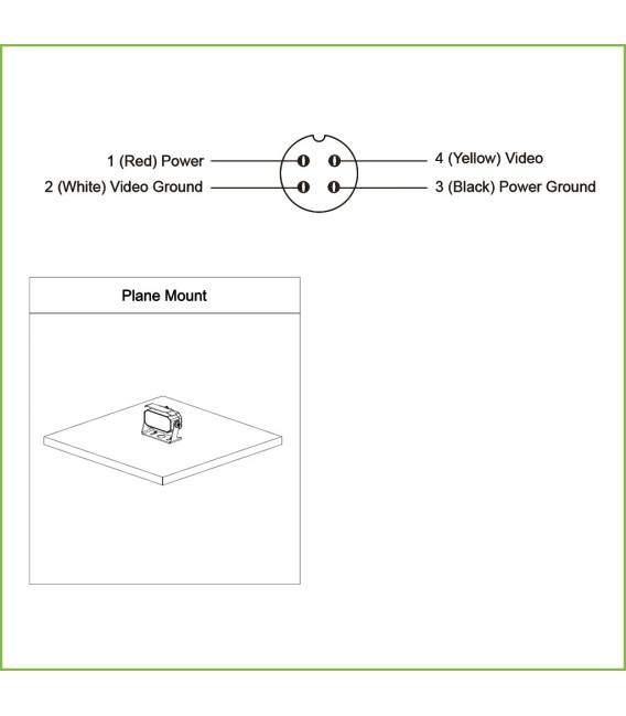 Domo HDCVI 4EN1 2M 1080P DN IR20m 0Lux 2.8mm MOVIL conector AVIACION M12 IP67 MIC