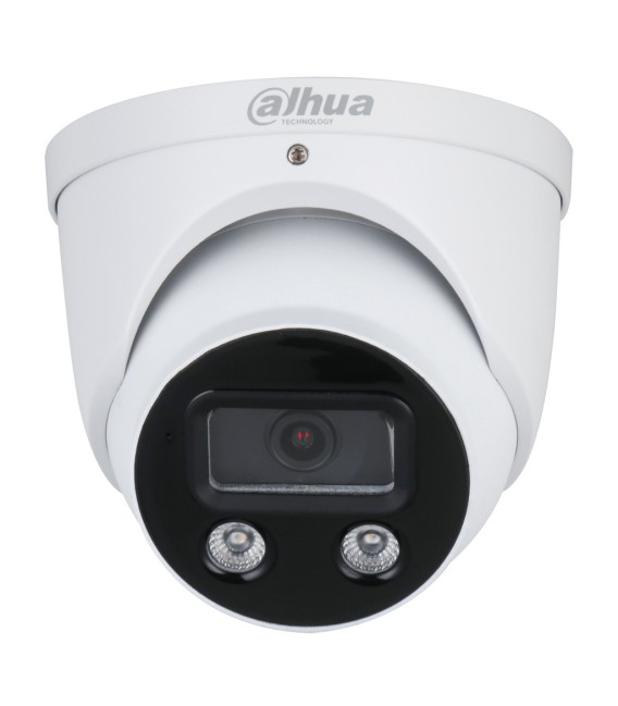 Domo IP H265 AI 2M DN SMART WDR Starlight Iluminación Dual LED50m/IR50m 2.8mm IP67 PoE SD AUDIO MIC E/S