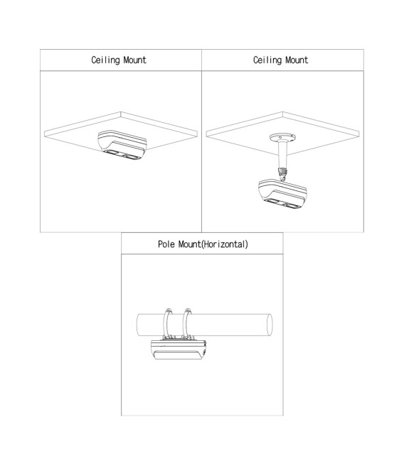 Cámara IP Conteo de Personas H265 4M DUAL-LENS DN SMART WDR IR20m 2.8mm IP67 IK10 PoE AUDIO MIC E/S