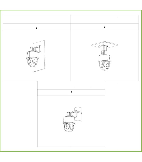 Cámara PT IP 2M H265 dWDR IR30m 4mm Starlight IVS SMD IP66 PoE AUDIO MIC AI
