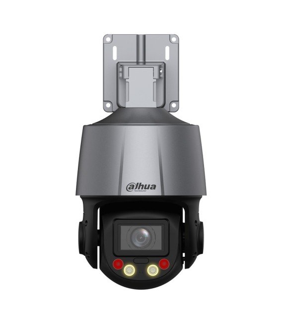 Cámara PTZ IP 2M H265 WDR Iluminación Dual LED30m/IR50m 5x IP66 PoE AUDIO MIC E/S AI