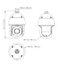 Domo PTZ IP 2M DN H265 WDR Starlight IR250m 25X IP67 IK10 PoE+ AUDIO E/S AI