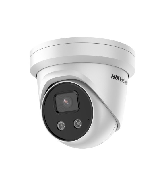 Hikvision DS-2CD2386G2-IU - Cámara Minidomo 8MP 2.8mm IR30m WDR IP67 PoE Acusense