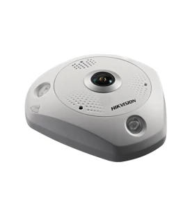 Hikvision DS-2CD63C5G0-IVS - 12MP 1.29mm Fisheye Camera IR15m DWDR IK10 IP67 PoE
