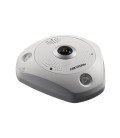 Hikvision DS-2CD63C5G0-IVS - Cámara Fisheye 12MP 1.29mm IR15m DWDR IK10 IP67 PoE