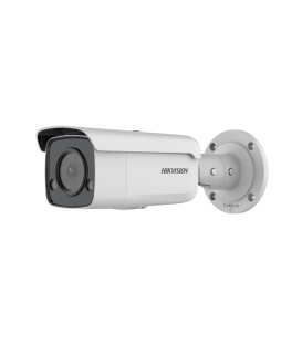 Hikvision DS-2CD2T86G2-ISU/SL - Cámara Bullet 8MP 2.8mm IR60m WDR IP67 PoE Acusense AI