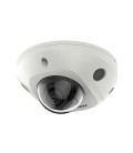 Hikvision DS-2CD2543G2-IS - Caméra Minidome 4MP 2.8mm IR30m WDR IP67 IK08 PoE Acusense