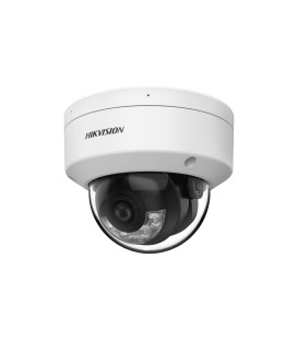 Hikvision DS-2CE50DF3T-VPLSE - Cámara Minidomo Híbrida 2MP ColorVu 2.8mm WDR 40m IP67 IK10