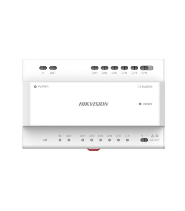 Hikvision DS-KAD706-S - Distribuidor 2 Hilos para Interconexión
