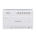 Hikvision DS-KAD706Y - Distribuidor IP 2 Hilos 6 Puertos Cascada DIN 24V CC
