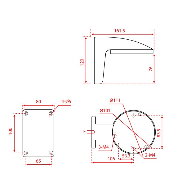 DS-1258ZJ Wall Mount
