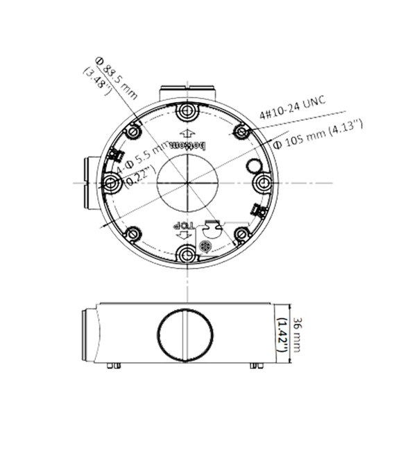 DS-1260ZJ-BLACK Junction Box