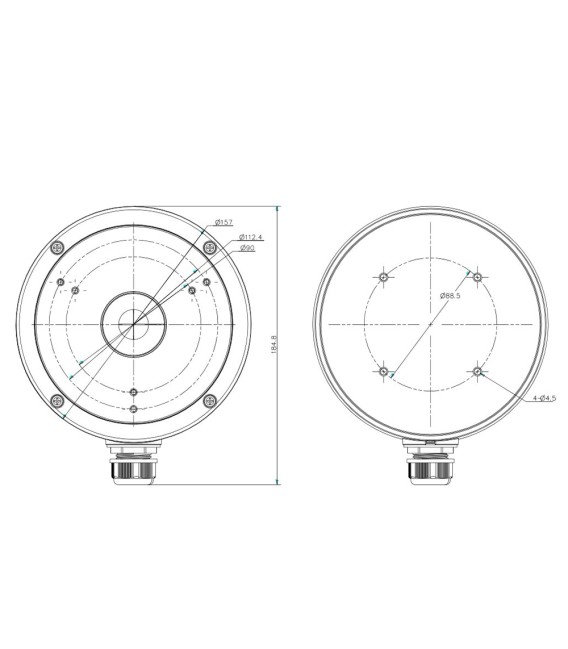 Boîte de jonction DS-1280ZJ-M-BLACK
