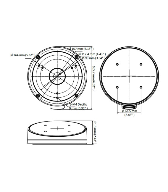 Junction box DS-1281ZJ-M-BLACK