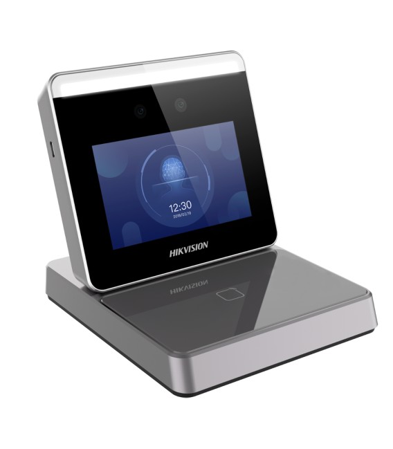 Lector de tarjetas y caras Hikvision DS-K1F600U-D6E