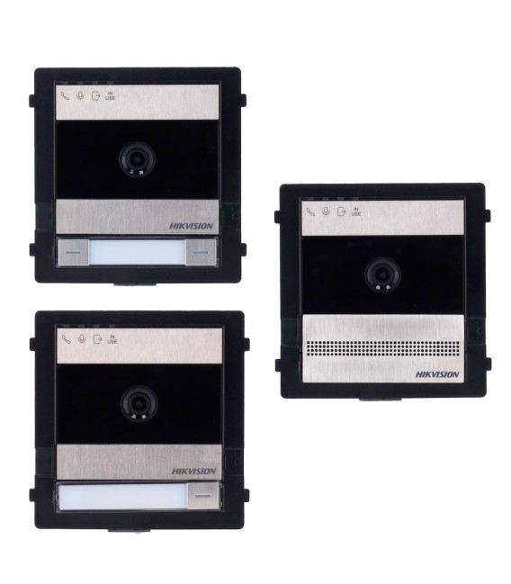 Videoportero 2 hilos HD de acero inoxidable Hikvision DS-KD7003EY-IME2