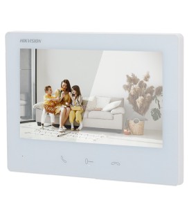 Monitor para vídeo porteiro Hikvision DS-KH7300EY-TE2/Branco