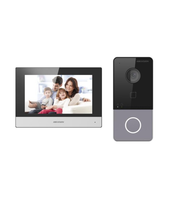 Kit de videoporteiro Hikvision DS-KIS603-P(C)