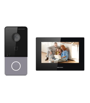 Kit de videoportero Hikvision DS-KIS605-P(C)