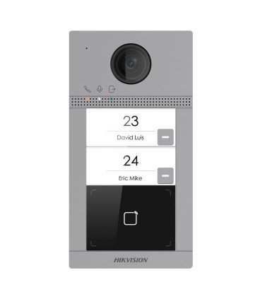 WiFi IP video intercom for 2 apartments Hikvision DS-KV8213-WME1(C)/Flush