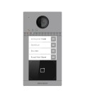 Interphone vidéo IP WiFi pour 4 appartements Hikvision DS-KV8413-WME1(C)/Flush
