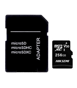 Memory card with Hikvision HS-TF-C1STD-256G adapter
