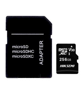 Memory card with Hikvision HS-TF-C1STD-256G adapter