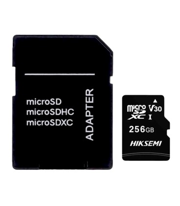 Cartão de memória com adaptador Hikvision HS-TF-C1STD-256G